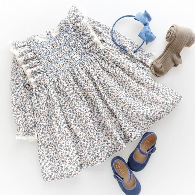 <img class='new_mark_img1' src='https://img.shop-pro.jp/img/new/icons2.gif' style='border:none;display:inline;margin:0px;padding:0px;width:auto;' />▽20% - Laivicar / baby lai - Shirring yoke muslin dress