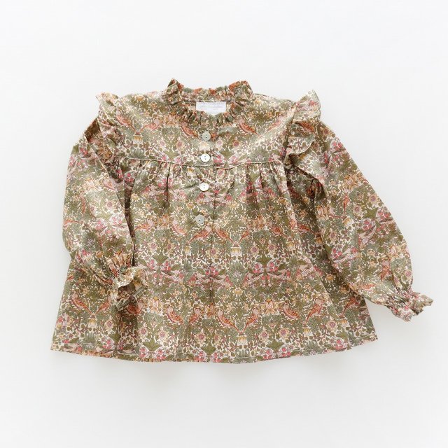 ▽10% - San Sakae petit - Ciclame blouse (Liberty Strawberry thief spring)
