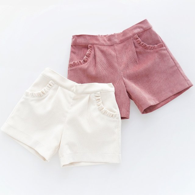 San Sakae petit - Sweet pea shorts (Corduroy 2 colors)