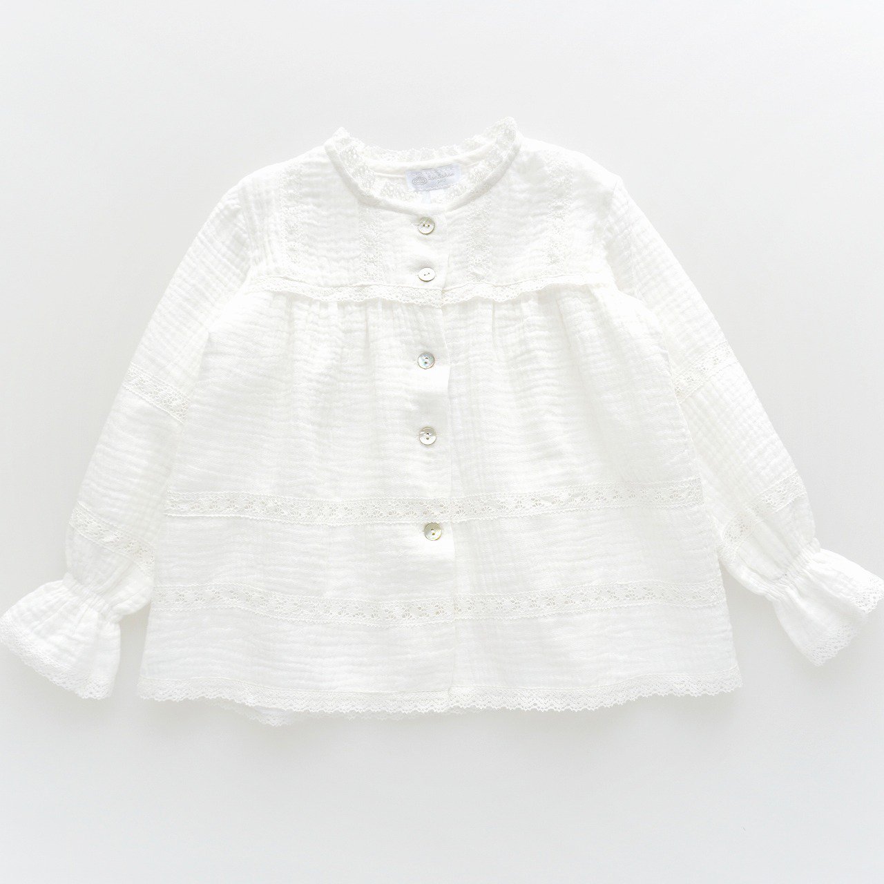 20% - San Sakae petit - Lily blouse (White muslin)