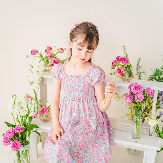 <img class='new_mark_img1' src='https://img.shop-pro.jp/img/new/icons1.gif' style='border:none;display:inline;margin:0px;padding:0px;width:auto;' />Nicoletta Fanna - Eva dress (Liberty Hollyhocks)