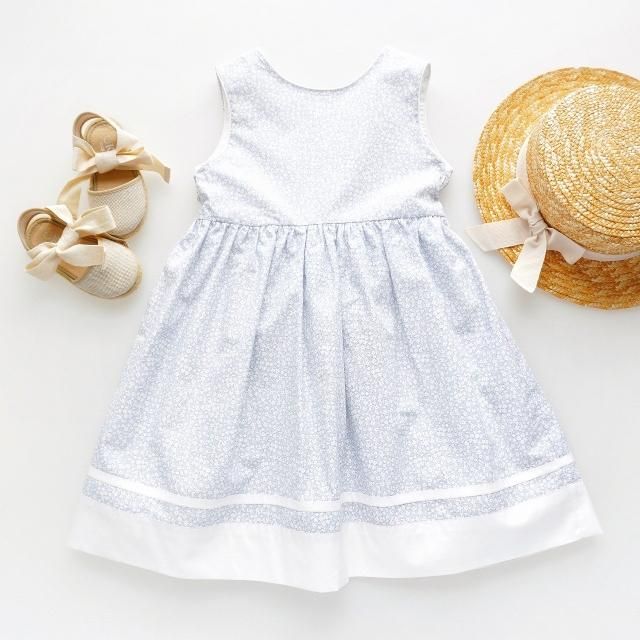 10% - 10Y only! - Kidiwi - Nadage dress (Blue floral)