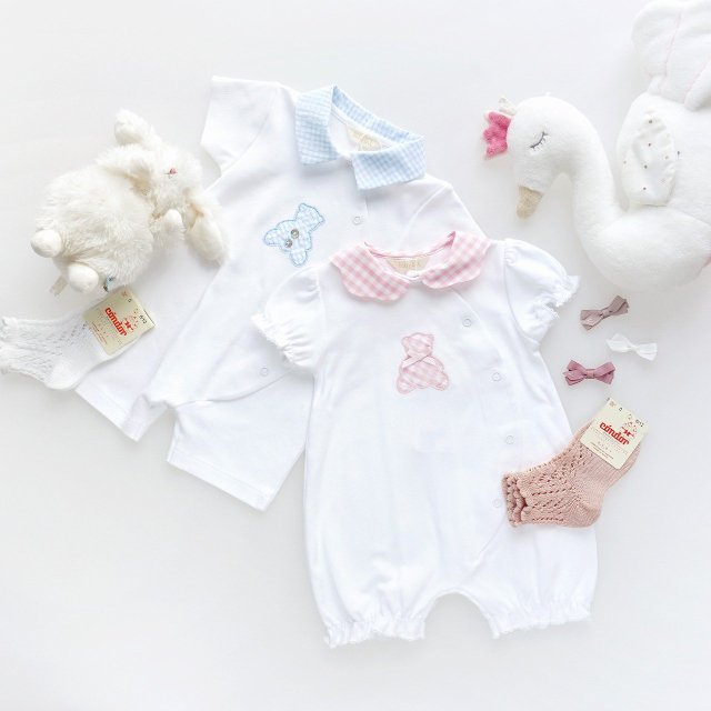 <img class='new_mark_img1' src='https://img.shop-pro.jp/img/new/icons1.gif' style='border:none;display:inline;margin:0px;padding:0px;width:auto;' />Laivicar / baby Lai - Bear baby romper (2 colors)