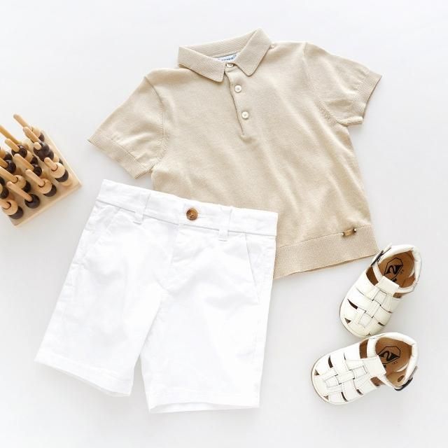 <img class='new_mark_img1' src='https://img.shop-pro.jp/img/new/icons2.gif' style='border:none;display:inline;margin:0px;padding:0px;width:auto;' />20% - Mayoral - Knit polo (Sand)