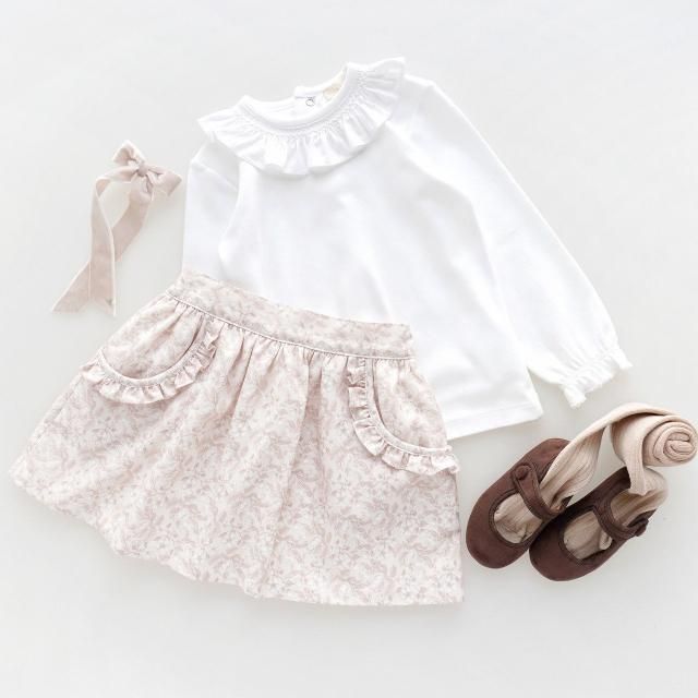 <img class='new_mark_img1' src='https://img.shop-pro.jp/img/new/icons2.gif' style='border:none;display:inline;margin:0px;padding:0px;width:auto;' />20% - San Sakae petit - Colza skirt (Wild rose)