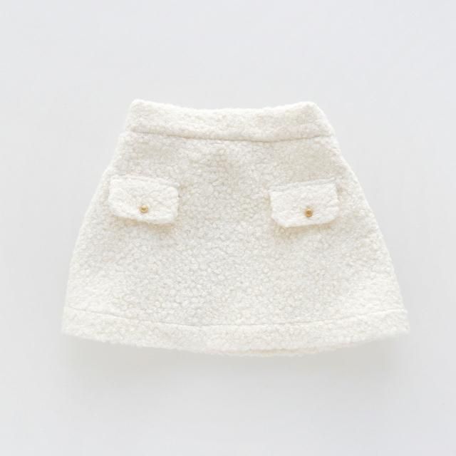 <img class='new_mark_img1' src='https://img.shop-pro.jp/img/new/icons2.gif' style='border:none;display:inline;margin:0px;padding:0px;width:auto;' />▽30% - Camellia boutique - Poodle boa skirt (Ivory)