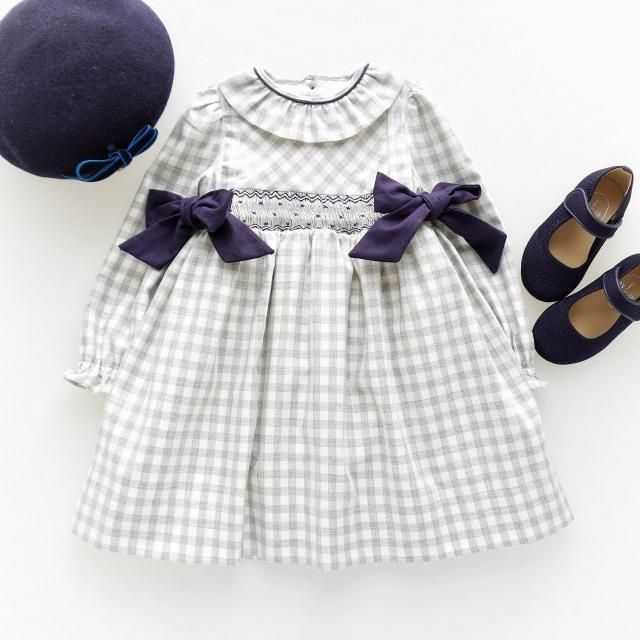 <img class='new_mark_img1' src='https://img.shop-pro.jp/img/new/icons2.gif' style='border:none;display:inline;margin:0px;padding:0px;width:auto;' />▽20% - Kidiwi - Adriana dress (Grey check)