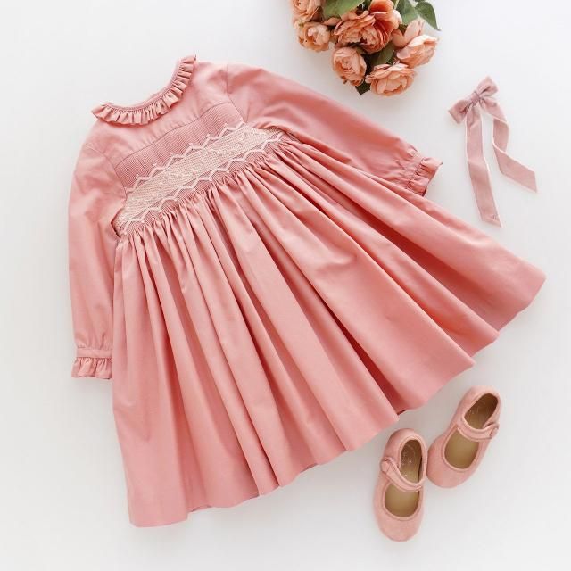 Charlotte sy Dimby - Rose smocked dress