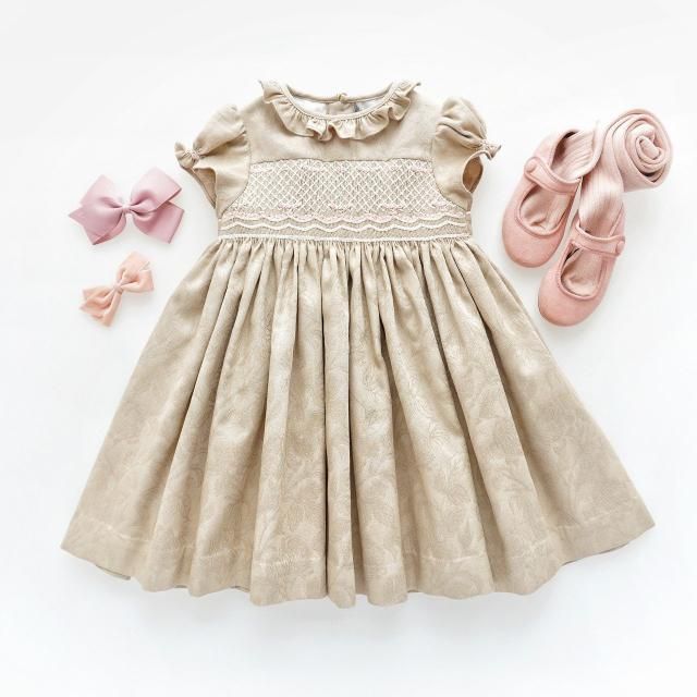 Charlotte sy Dimby - Jacquard  smocked dress