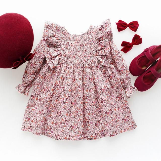 San Sakae petit - Gardenia dress (Liberty Ava)