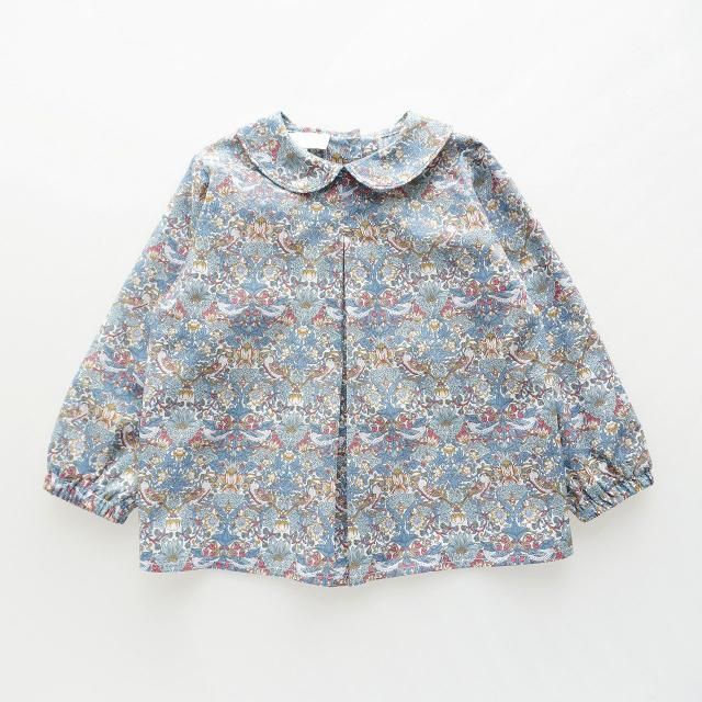 <img class='new_mark_img1' src='https://img.shop-pro.jp/img/new/icons2.gif' style='border:none;display:inline;margin:0px;padding:0px;width:auto;' />20% - San Sakae petit - Hector shirt (Liberty Strawberry thief)