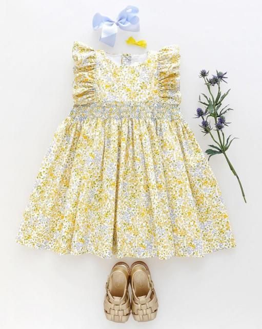 <img class='new_mark_img1' src='https://img.shop-pro.jp/img/new/icons1.gif' style='border:none;display:inline;margin:0px;padding:0px;width:auto;' />Clarisse dress (Yellow floral)