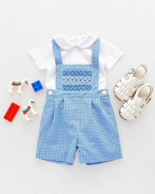 <img class='new_mark_img1' src='https://img.shop-pro.jp/img/new/icons1.gif' style='border:none;display:inline;margin:0px;padding:0px;width:auto;' />Aurelien overalls (Blue gingham)