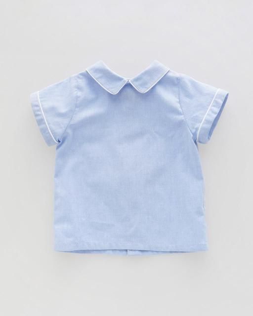 <img class='new_mark_img1' src='https://img.shop-pro.jp/img/new/icons1.gif' style='border:none;display:inline;margin:0px;padding:0px;width:auto;' />Clovis shirt (Blue chambray)
