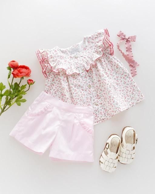 <img class='new_mark_img1' src='https://img.shop-pro.jp/img/new/icons1.gif' style='border:none;display:inline;margin:0px;padding:0px;width:auto;' />San Sakae petit - Cattleya blouse (Pink)