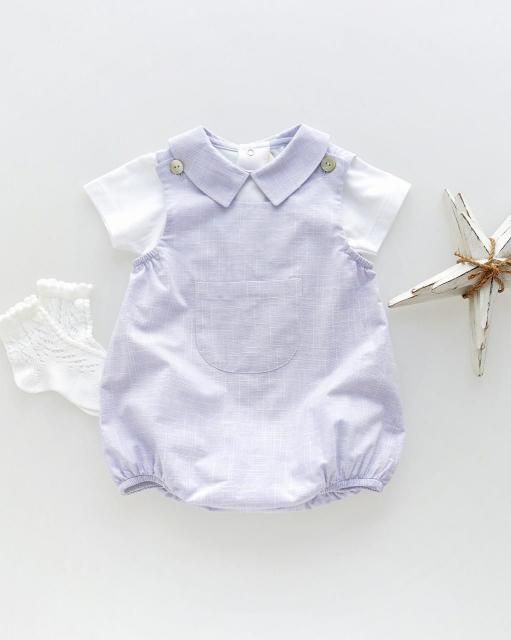 <img class='new_mark_img1' src='https://img.shop-pro.jp/img/new/icons1.gif' style='border:none;display:inline;margin:0px;padding:0px;width:auto;' />Azul baby romper set