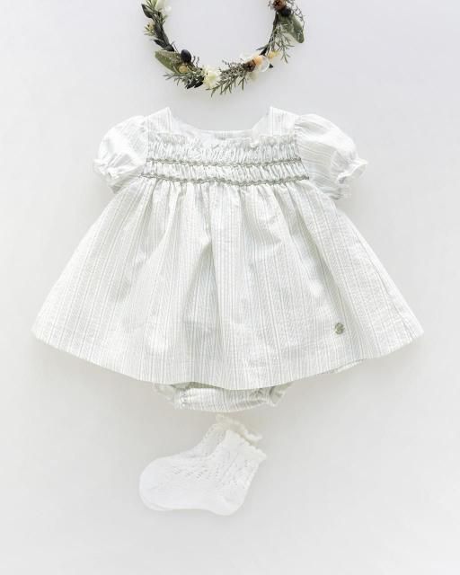 <img class='new_mark_img1' src='https://img.shop-pro.jp/img/new/icons1.gif' style='border:none;display:inline;margin:0px;padding:0px;width:auto;' />Verde seco baby dress set
