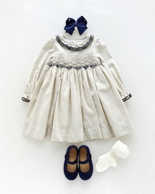 くま♡様　新品未使用　アマイアキッズ　サンサカエプチ　ワンピース　8Y ワンピース - San Sakae petit サンサカエプチ | ヨーロッパ