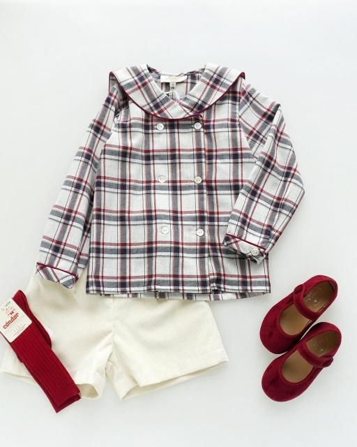 <img class='new_mark_img1' src='https://img.shop-pro.jp/img/new/icons1.gif' style='border:none;display:inline;margin:0px;padding:0px;width:auto;' />Ambroise shirt (Burgundy tartan)