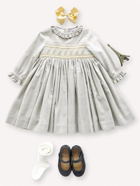 <img class='new_mark_img1' src='https://img.shop-pro.jp/img/new/icons1.gif' style='border:none;display:inline;margin:0px;padding:0px;width:auto;' />Charlotte sy Dimby - Louise doree plaid dress (ISETAN)