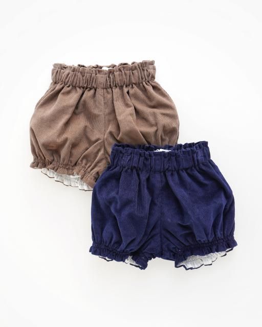 <img class='new_mark_img1' src='https://img.shop-pro.jp/img/new/icons1.gif' style='border:none;display:inline;margin:0px;padding:0px;width:auto;' />San Sakae petit - Pumpkin bloomer (Corduroy 2 colors)