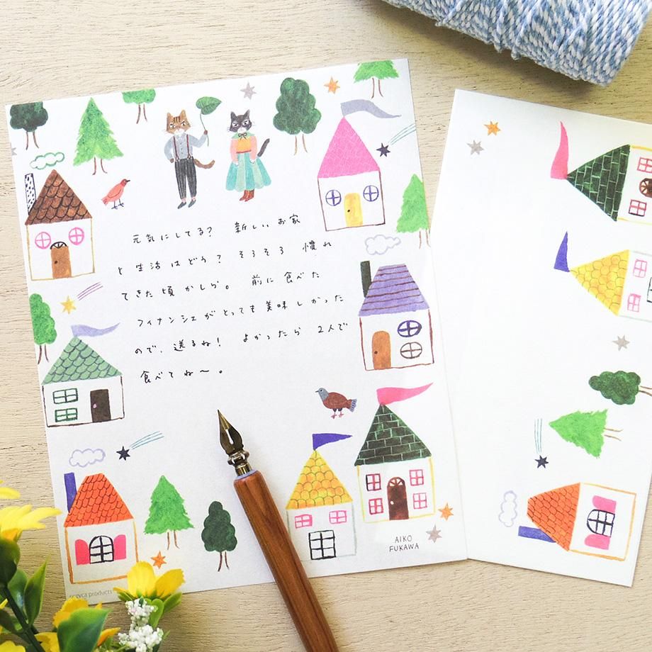 AikoFukawaレターセット House Letter
