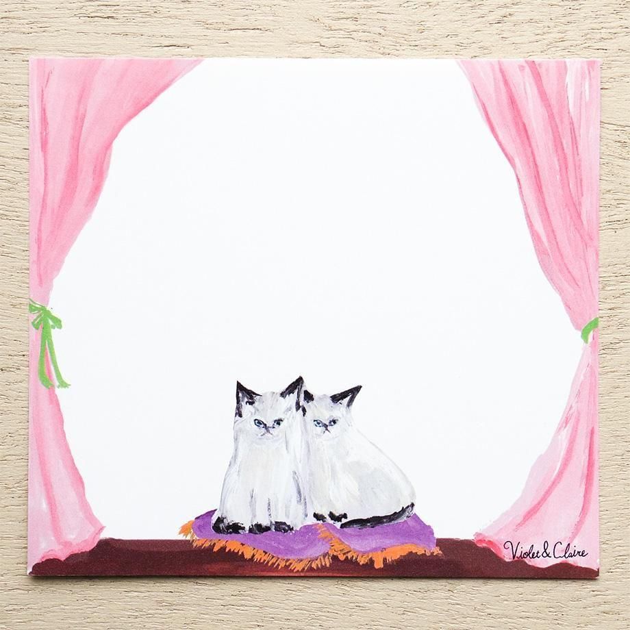 Violet & Claire★ブロックメモ② Violet & Claire ブロックメモ CAT's view