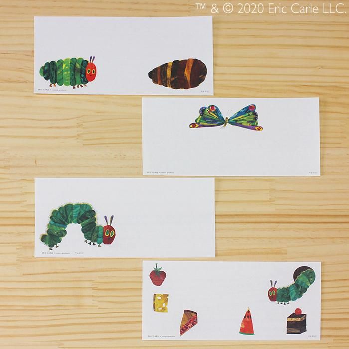格安SALEスタート！ エリック・カール CATERPILLAR HUNGRY VERY THE 一筆箋 ノート・メモ帳
