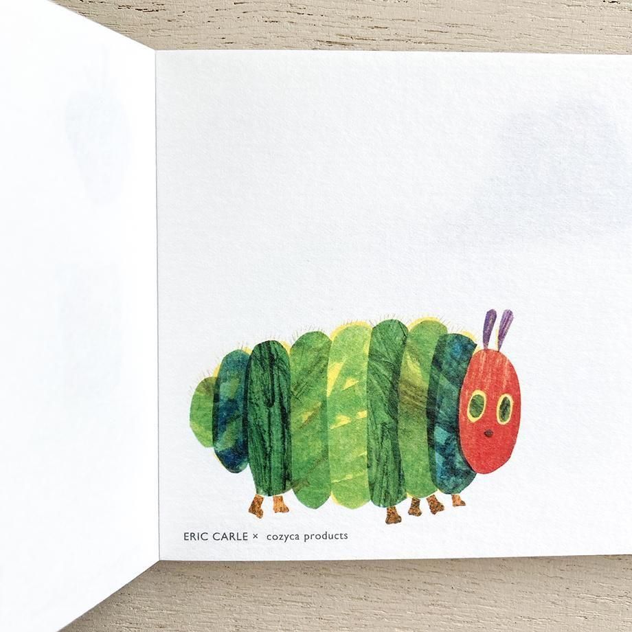 エリック・カール 一筆箋 THE VERY HUNGRY CATERPILLAR