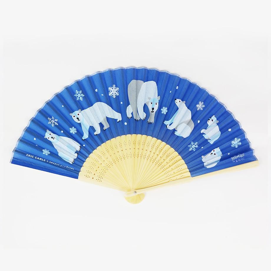 エリック カール 扇子 Polar Bear Polar Bear What Do You Hear しろくまくん なにがきこえる