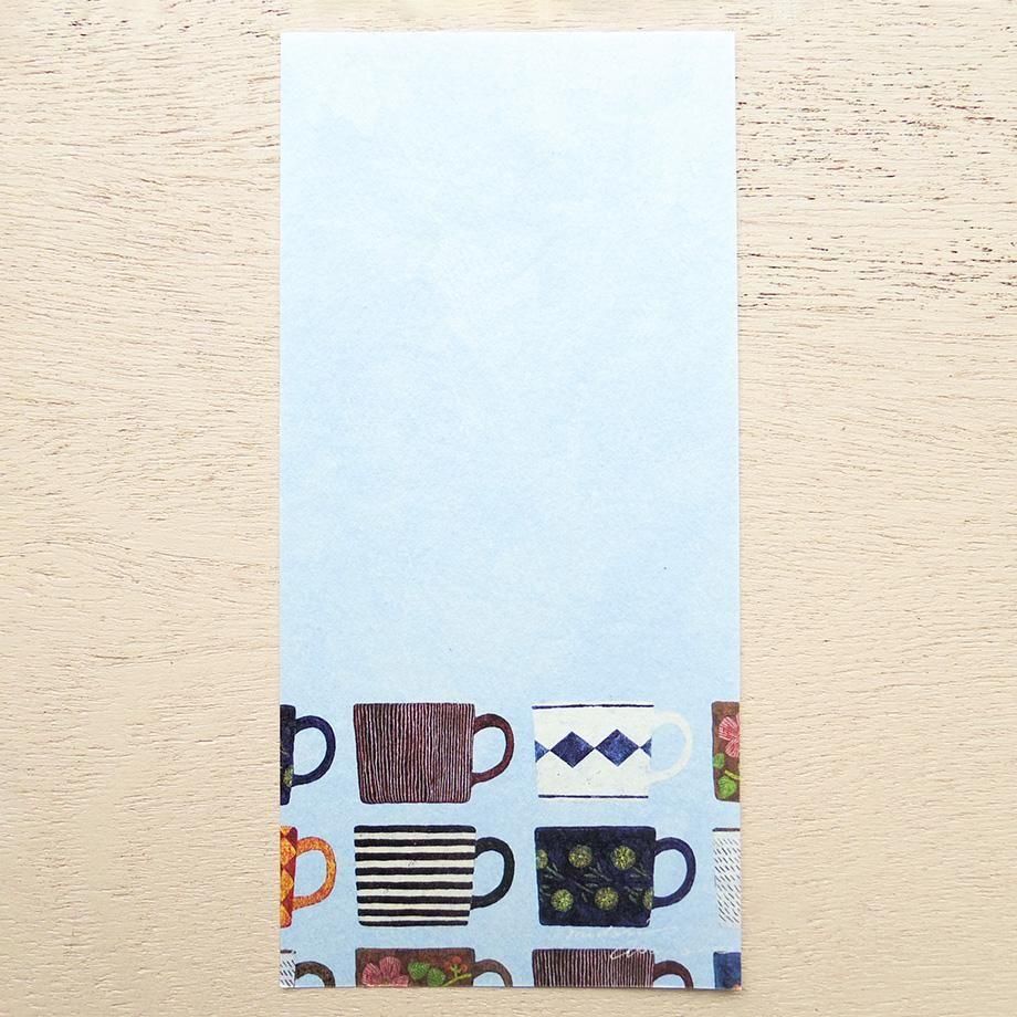 浅野みどり 一筆箋 My favorite mugs