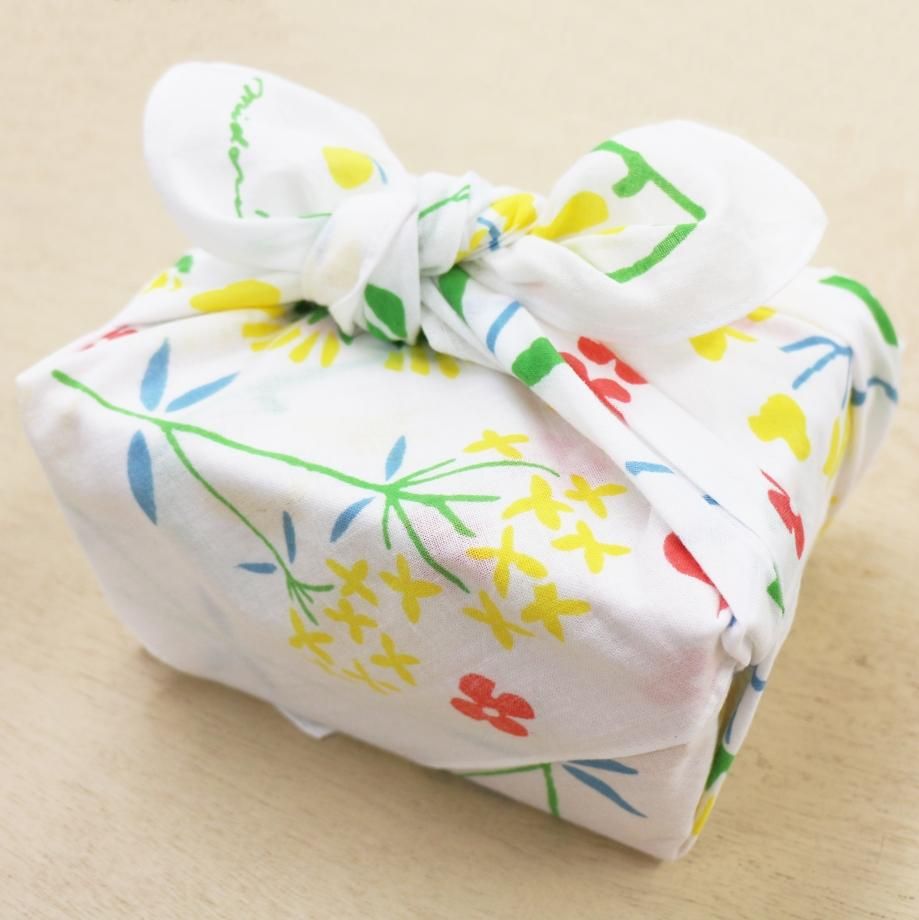 浅野みどり 和ざらしハンカチ sunny flower