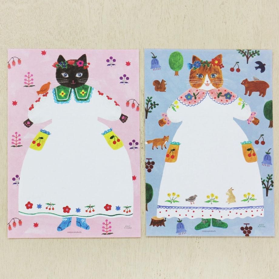 Aiko Fukawa 便箋 cat and onepiece