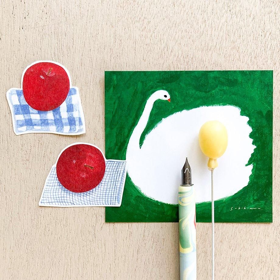 Subikiawa. ブロックメモ Swan帳