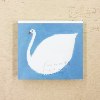 Subikiawa.　ブロックメモ　Swan帳