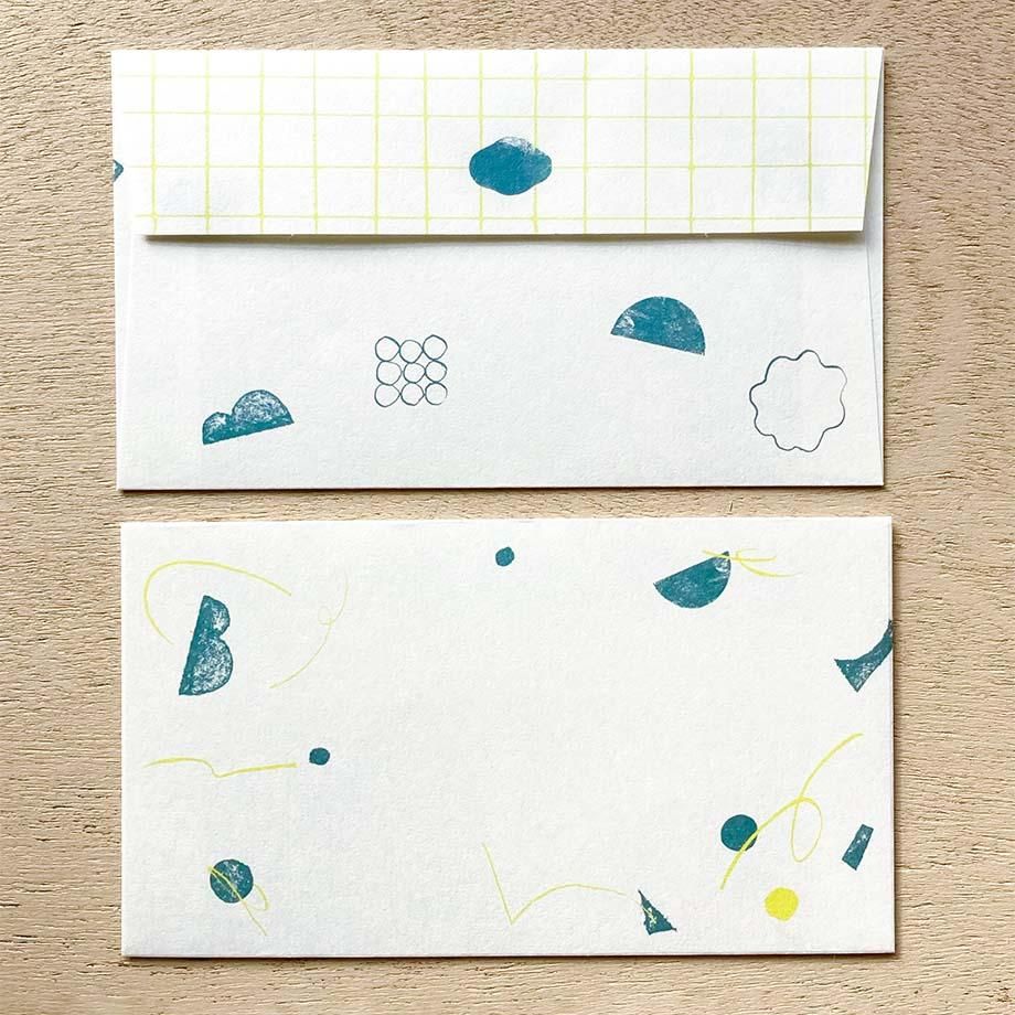 西淑 便箋2柄入りレターセット 空気 cozyca products online shop 作家とつくるかわいい文房具 レターセット 便箋2柄入り 西淑 nishi shuku tree 空気 cozyca products 表現社 便箋 封筒 レターセット お手紙 ステーショナリー おしゃれ プレゼント ギフト レディース