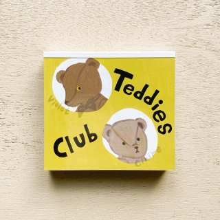 Violet & Claire　ブロックメモ　Teddies Club