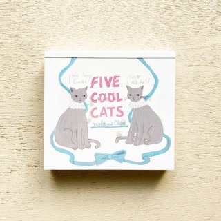 Violet & Claire　ブロックメモ　FIVE COOL CATS