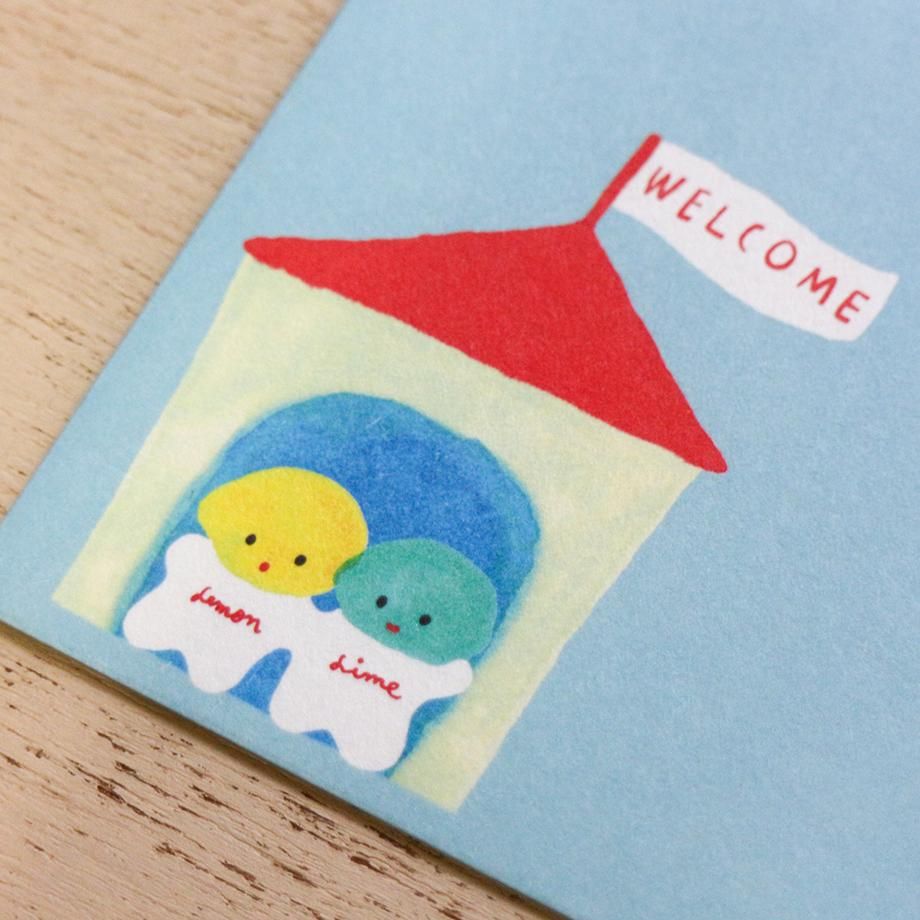 多田玲子 レターセット LEMON, LIME, & PENGUINS