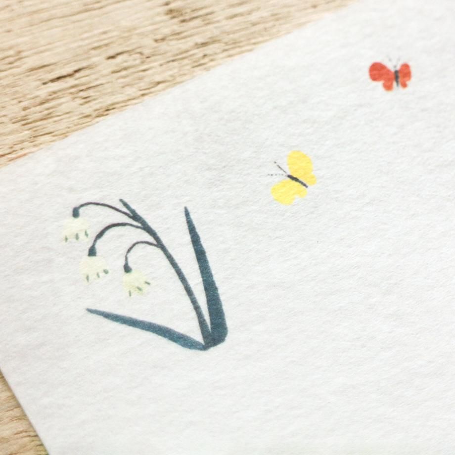 大森木綿子★一筆箋セット② 大森木綿子 一筆箋 Michikusa Bana