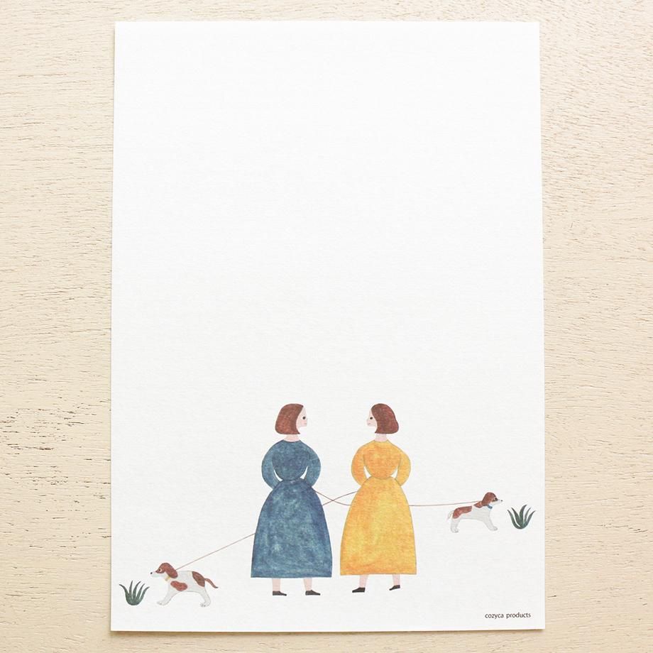 ネクタイ 便箋 おしゃべり