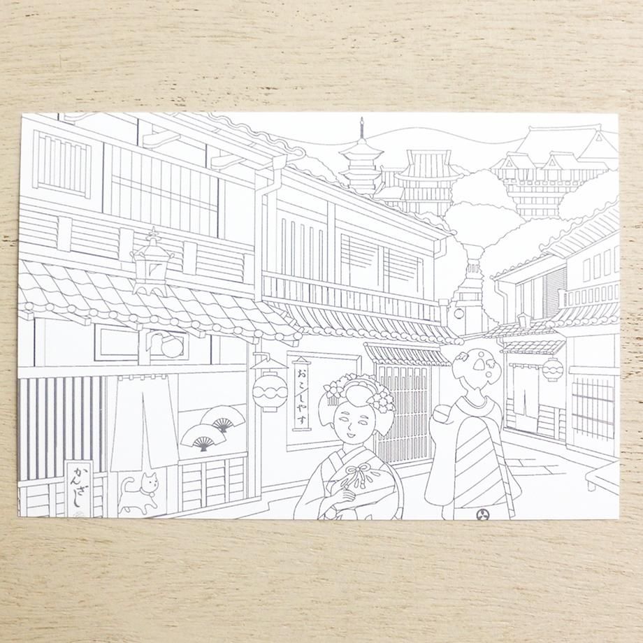 レア☆昔のアート☆戦前絵葉書☆袋付/5組 全5枚