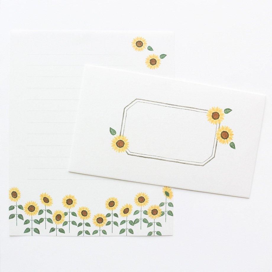 季節のたより ひまわり レターセット