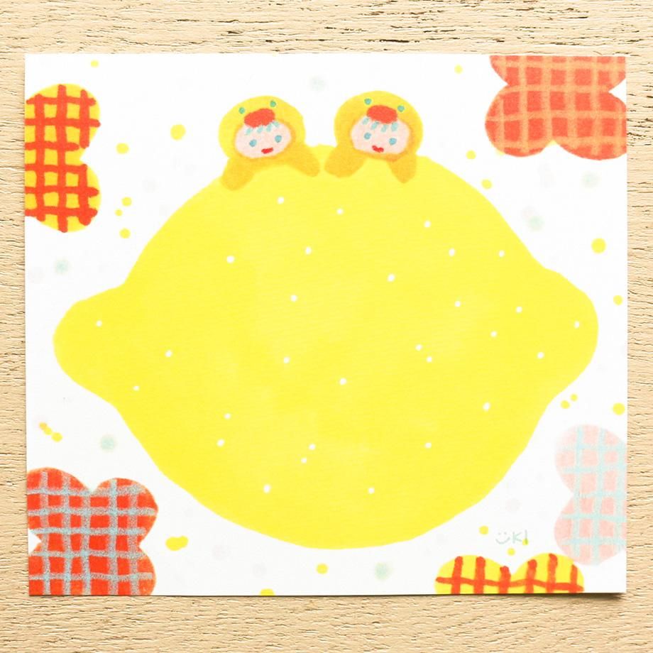いとい ゆき ブロックメモ FRUITS