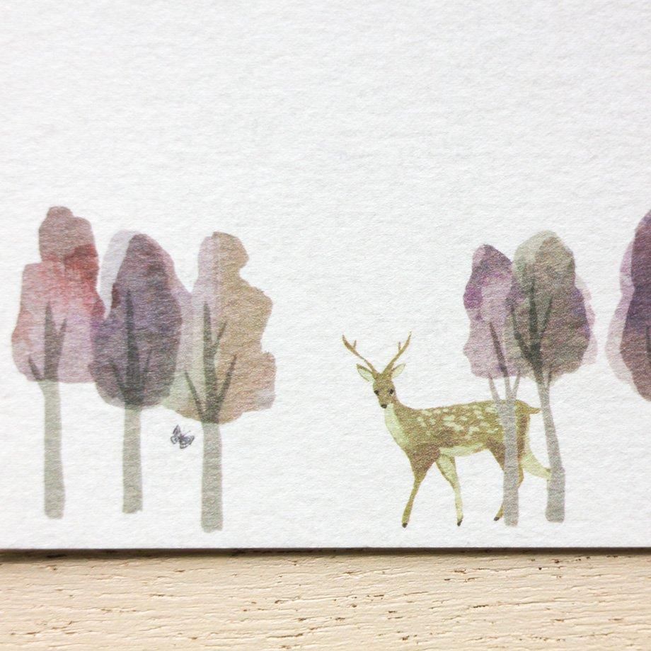 大森木綿子 一筆箋 Yama