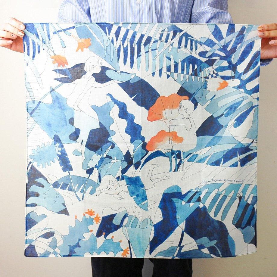 藤巻佐有梨 ハンカチ Secret Rainforest