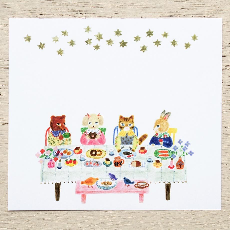 Aiko Fukawa ブロックメモ Little fluffy friends