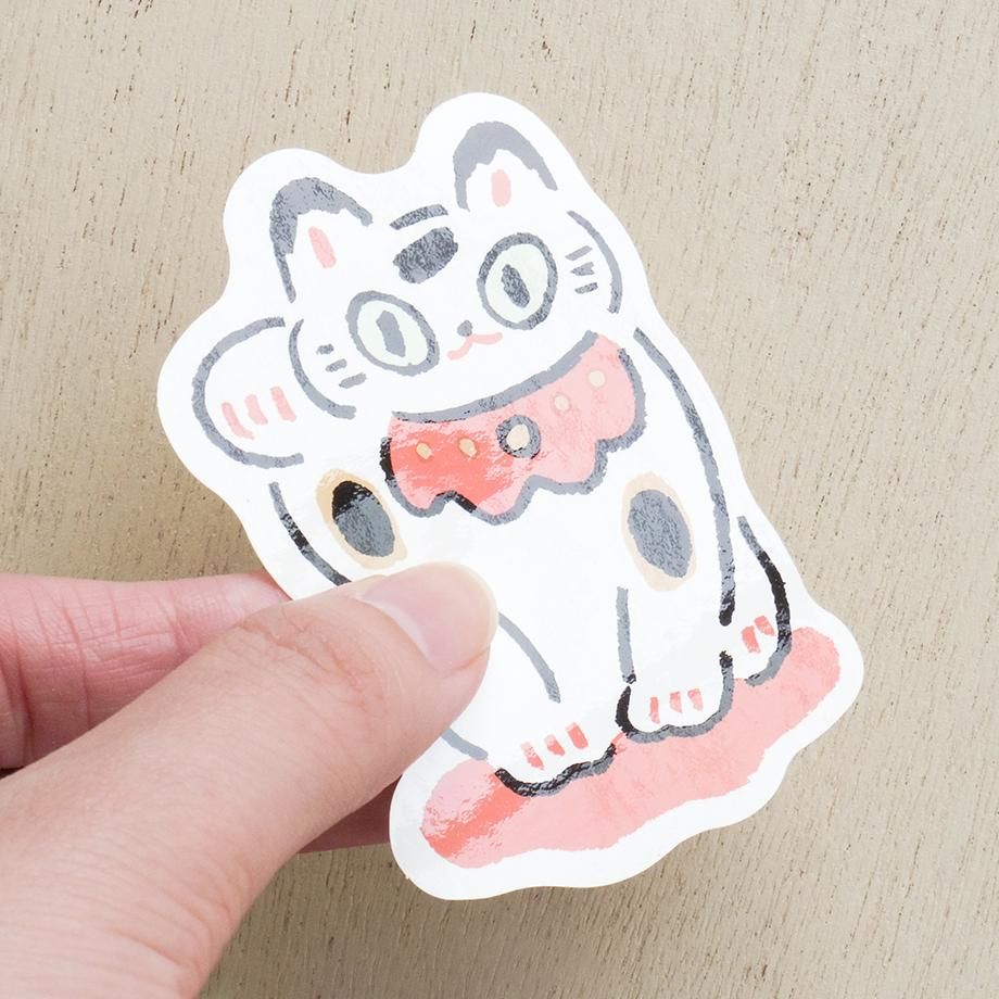 オンゲキ 皇城セツナ まねきねこ ステッカー オンゲキ 皇城セツナ