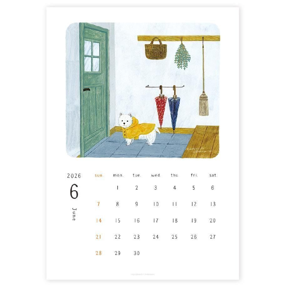 浅野みどり 2026 カレンダー