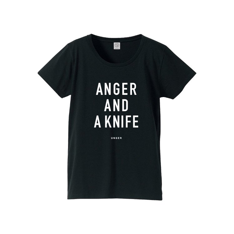UNGER ANGER AND A KNIFE (WOMENS BLACK)